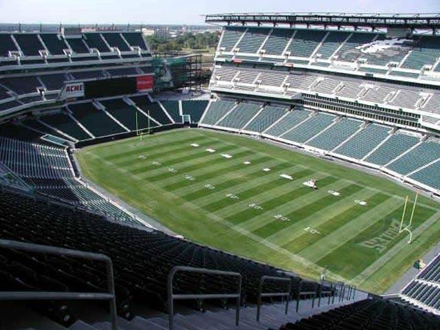 Philadelphia Eagles Stadium aerial view